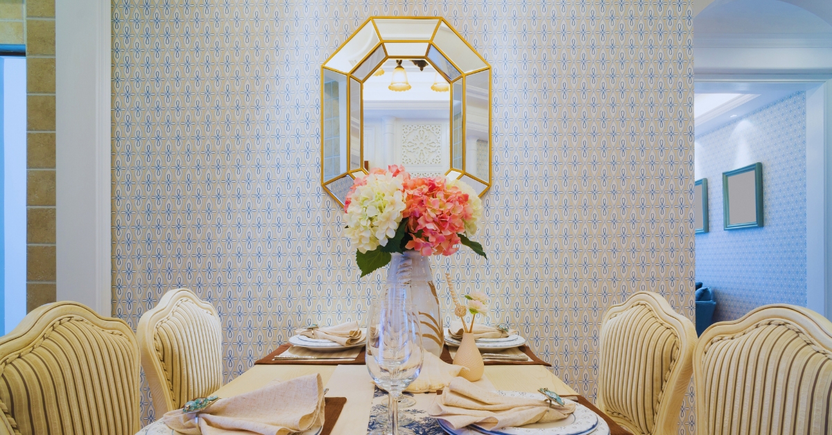 Use Mirrors Strategically in Small Dining Room