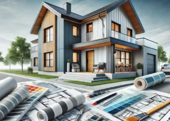 A home with newly installed vinyl siding, showcasing its cost-effectiveness, durability, and attractive appearance