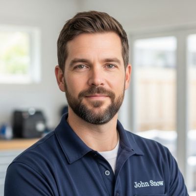 Professional headshot of John Snow, Expert Contributor for Home Haven Stories, specializing in home renovation and outdoor design