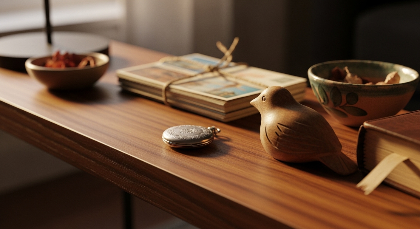 A cozy living space enhanced with meaningful objects that reflect personal stories